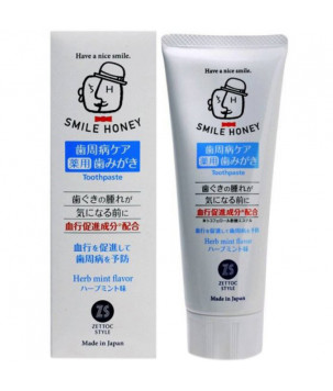 Зубна паста від набряклості ясен Smile Honey Blood Circulation Promoting Zettoc, 120 мл