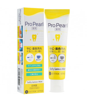 Зубна паста активний догляд зі смаком лимона та м'яти ProPearl Zettoc, 100 мл