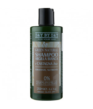 Шампунь з білою глиною та каштаном green natural Alan Jey, 250 мл