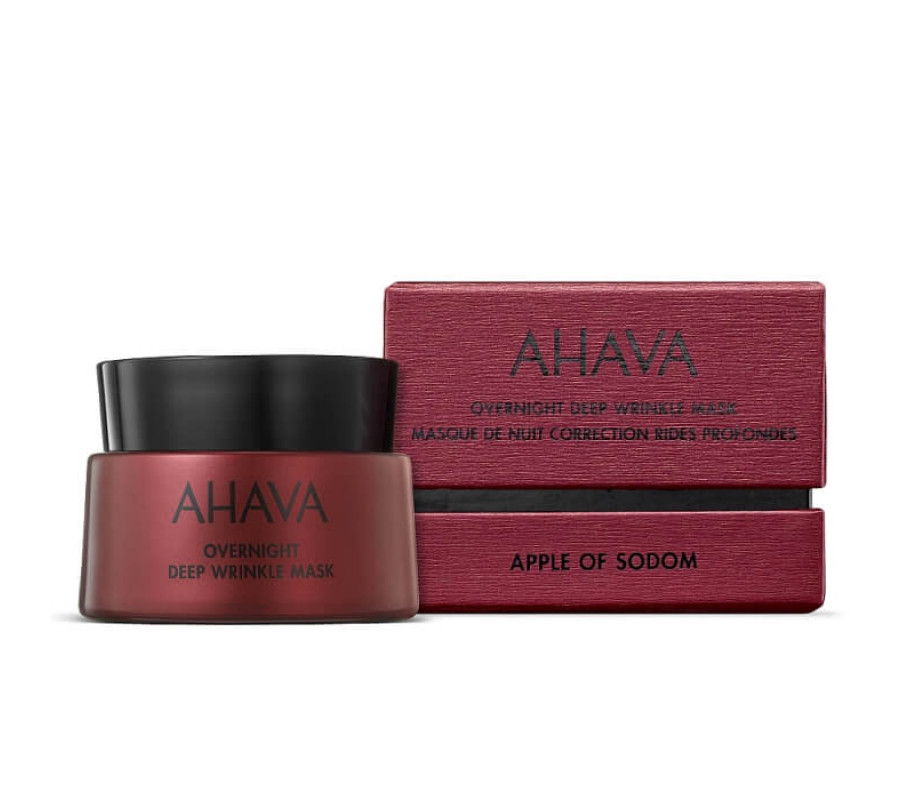 Нічна маска-крем проти глибоких зморшок Apple of Sodom Overnight Deep Wrinkle Mask Ahava, 50 мл