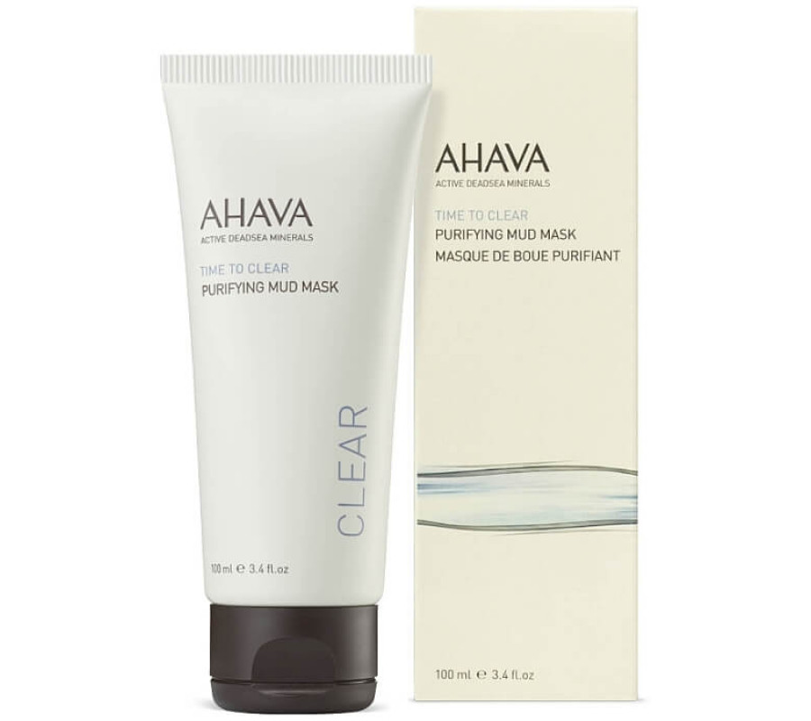 Очищуюча маска для обличчя Time To Clear Purifying Mud Mask Ahava, 100 мл
