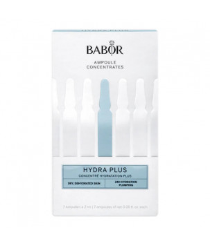 Зволожуючі ампули для сухої та пошкодженої шкіри Ampoule Concentrates Hydra Plus BABOR, 7x2 мл