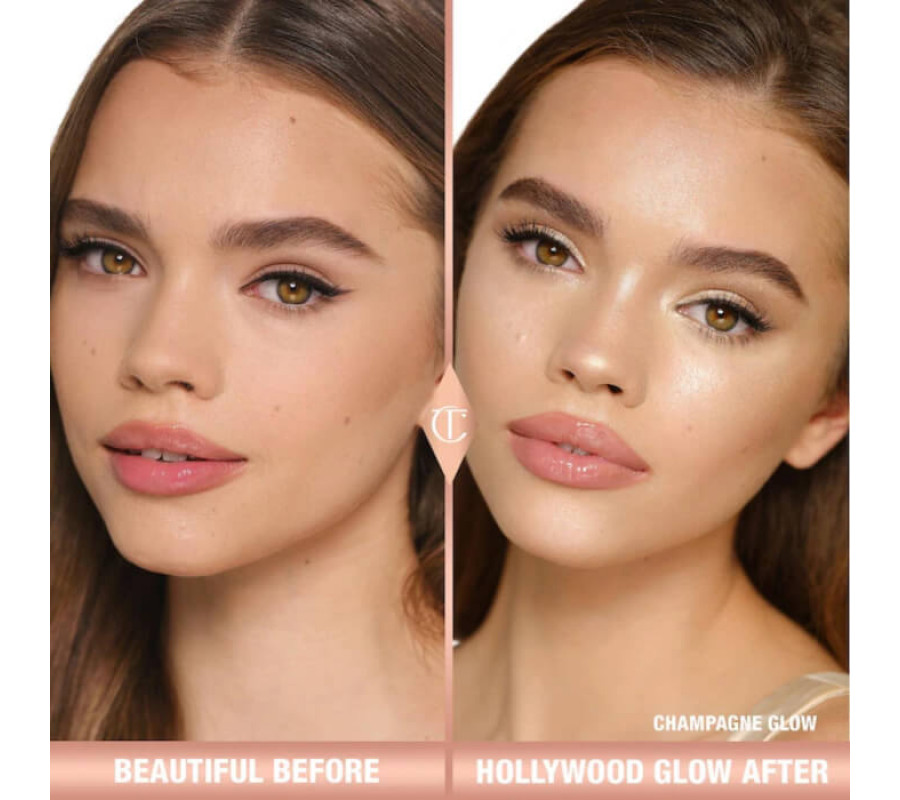 Хайлайтер Hollywood Glow Glide Face Architect Charlotte Tilbury , Champagne Glow 7 г
