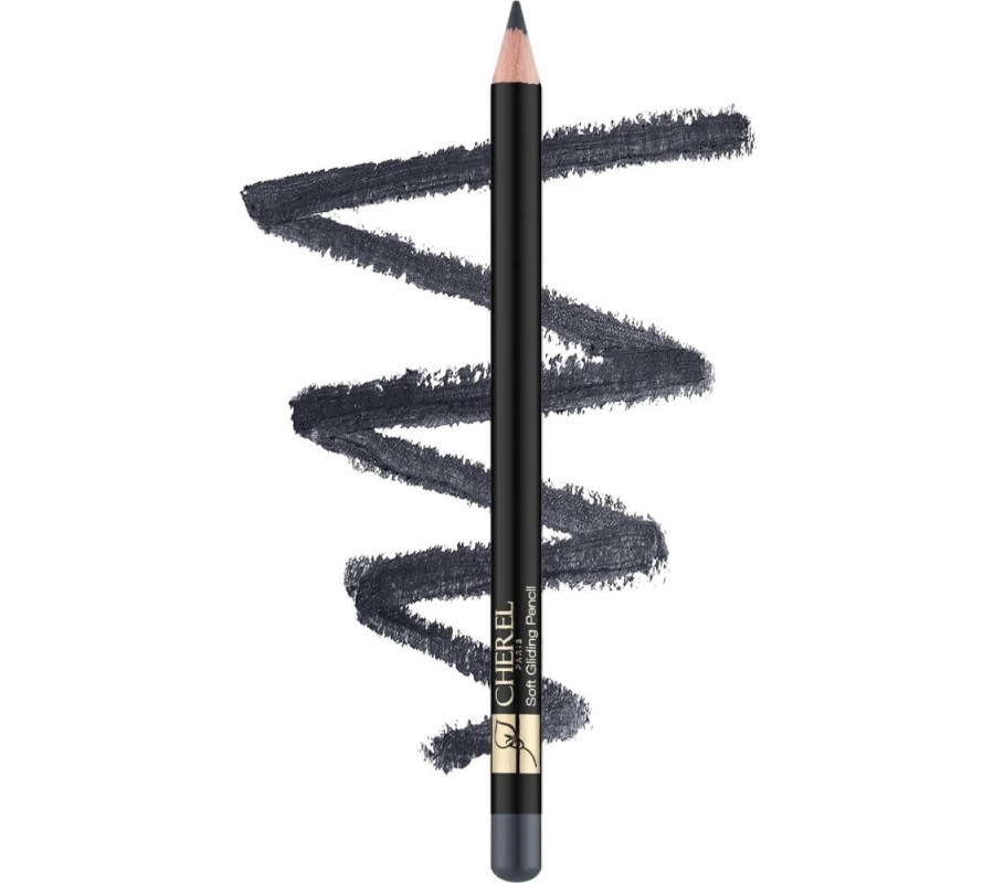 Контурный шелковый карандаш для глаз Soft Gliding Eyeliner Cherel 12 Gray, 1.64 г