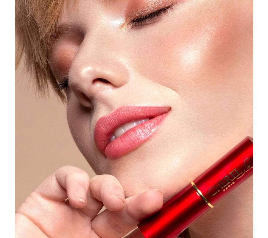 Помада-бальзам для губ 2в1 Moisturizing Balm Lipstick Cherel 06, 4.3 г