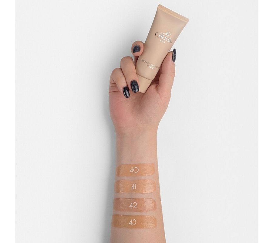 Тональний крем з гіалуроновою кислотою Hydrated & Protected With Hyaluronic Acid Cherel 41, 30  мл