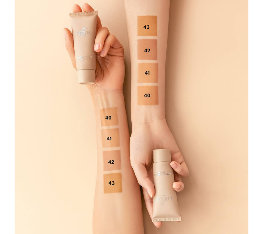 Тональний крем з гіалуроновою кислотою Hydrated & Protected With Hyaluronic Acid Cherel 43, 30  мл
