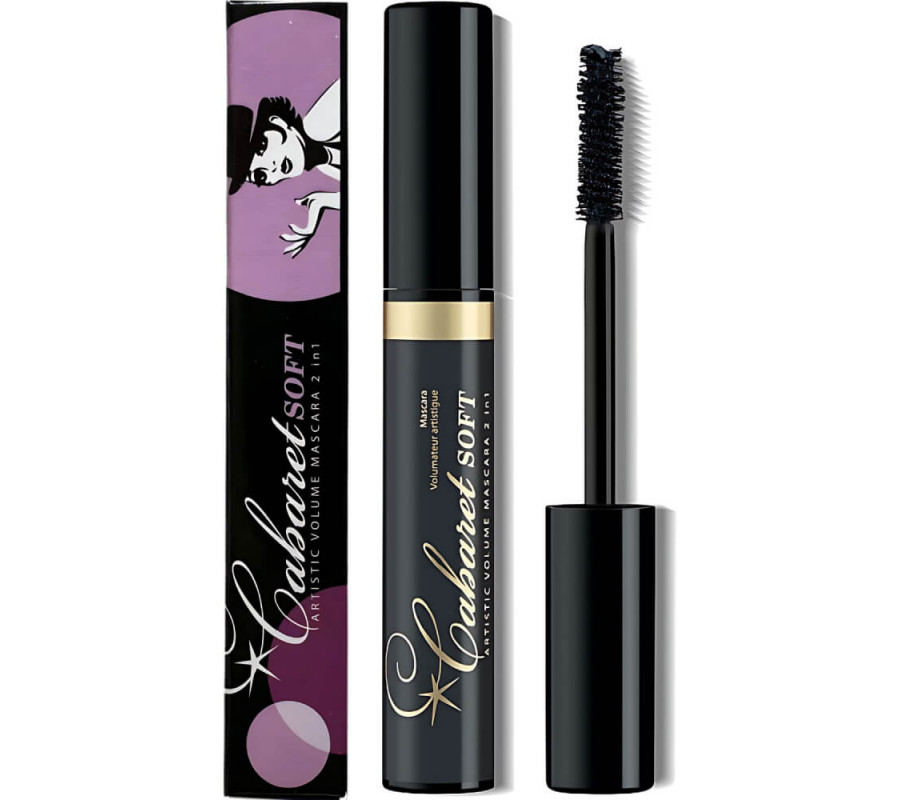 Туш для вій зі сценічним ефектом Mascara Cabaret Soft Cherel Black, 10  мл