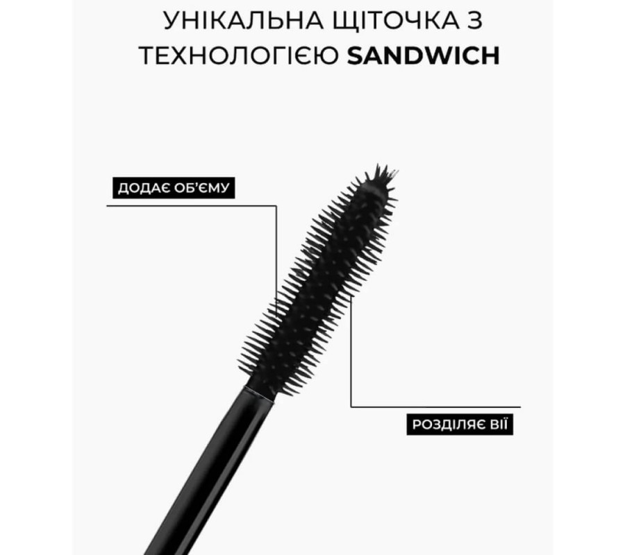 Туш для вій зі сценічним ефектом Mascara Cabaret Premiere Cherel Black, 10  мл