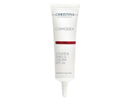 Захисний крем з тонувальним ефектом для обличчя Comodex Cover&Shield Cream SPF20 Christina