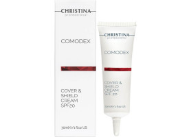 Захисний крем з тонувальним ефектом для обличчя Comodex Cover&Shield Cream SPF20 Christina