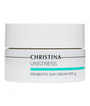 Денний крем з пробіотичною дією Unstress ProBiotic Day Cream SPF 15 Christina
