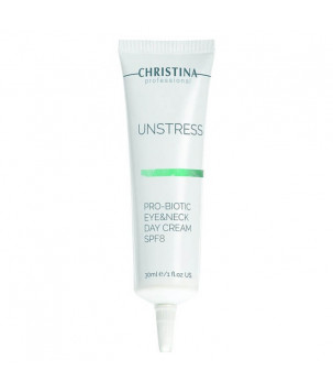 Денний крем для шкіри навколо очей і шиї «Пробіотик» Unstress Probiotic Day Cream For Eye And Neck Christina