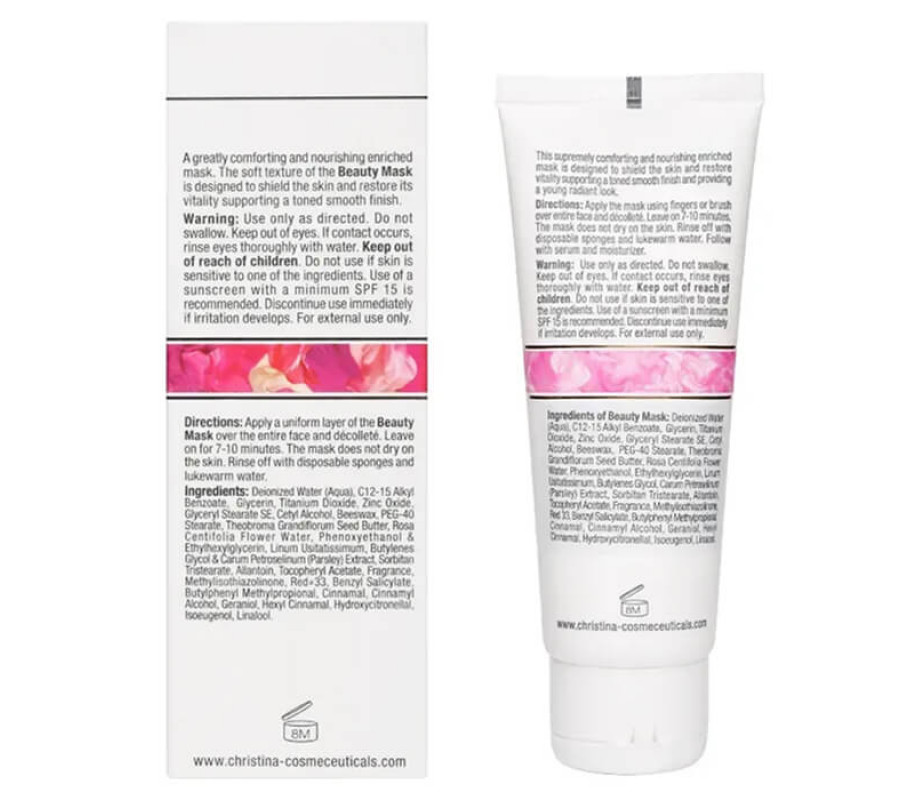 Маска красоты с экстрактом розы Muse Beauty Mask Christina