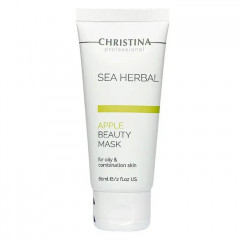 Яблочная маска красоты для жирной и комбинированной кожи Sea Herbal Beauty Mask Green Apple Christin