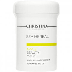 Яблочная маска красоты для жирной и комбинированной кожи Sea Herbal Beauty Mask Green Apple Christin