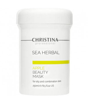 Яблучна маска краси для жирної та комбінованої шкіри Sea Herbal Beauty Mask Green Apple Christina