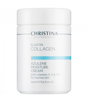 Азуленовий зволожувальний крем для нормальної шкіри Elastin Collagen Azulene Moisture Cream Christina