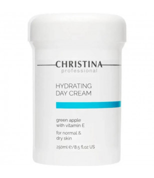 Увлажняющий крем с яблоком и витамином Е для нормальной и сухой кожи Hydrating Day Cream Green Apple