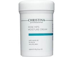 Зволожувальний крем з олією шипшини та моркви для сухої шкіри Rose Hips Moisture Cream with Carrot Oil Christina