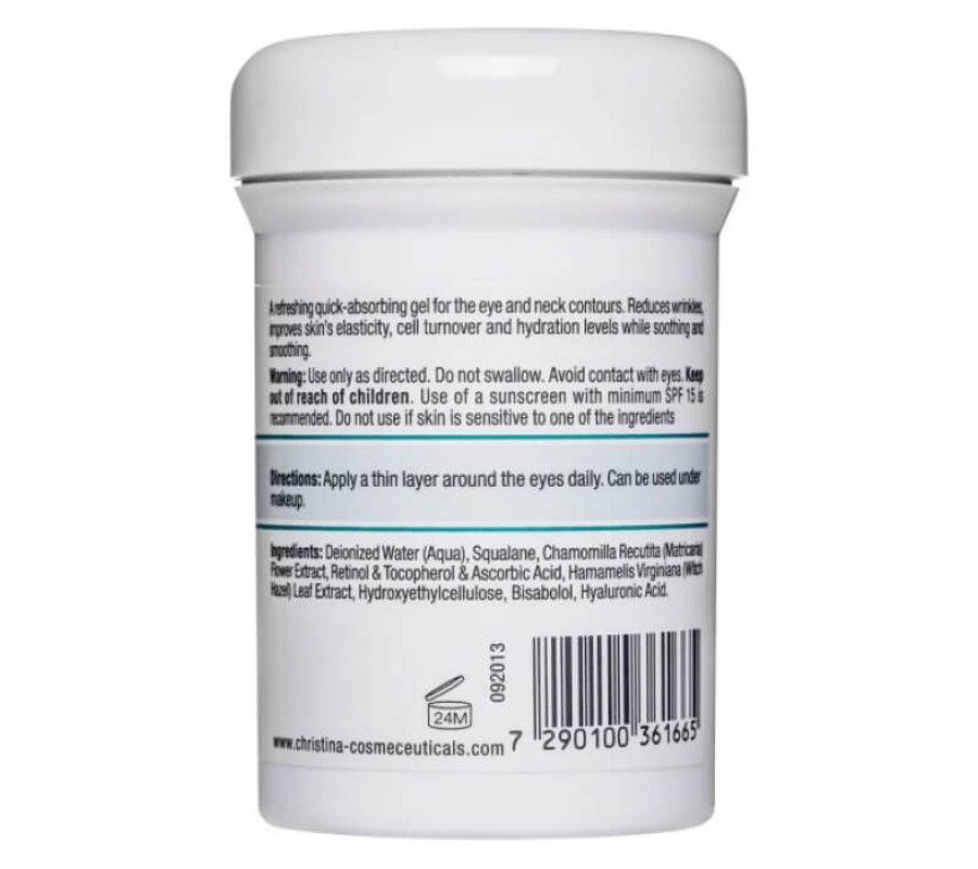 Гель з гіалуроновою кислотою для шкіри навколо очей Eye & Neck Bio Gel Christina