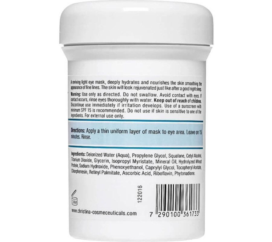 Мультивітамінна маска проти зморшок навколо очей Multivitamin Anti-Wrinkle Eye Mask Christina