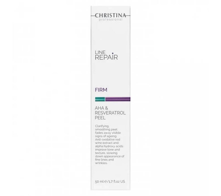 Пілінг з АНА-кислотами і ресвератролом для обличчя Line Repair Firm AHA & Resveratrol Peel Christina