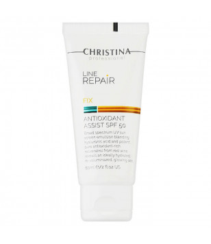 Антиоксидантний лосьйон з SPF 50 для обличчя Line Repair Fix Antioxidant Assist SPF 50 Christina