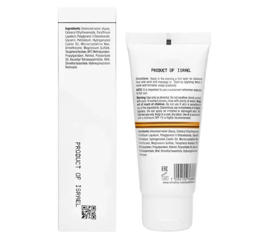 Крем с ретинолом и витамином Е для лица Line Repair Fix Retinol E Active Cream Christina