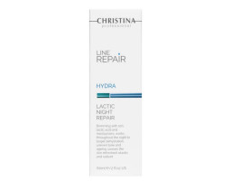 Крем для обличчя "Нічне відновлення" з молочною кислотою Line Repair Hydra Lactic Night Repair Christina