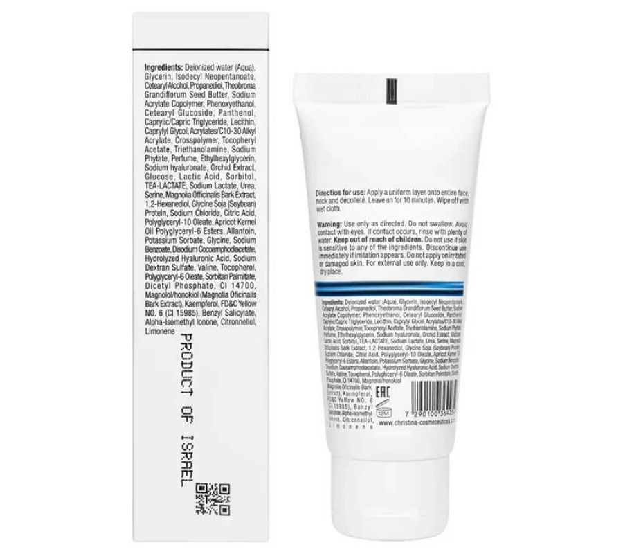 Ультразволожувальна маска з екстрактом орхідеї для обличчя Line Repair Hydra Orchid Hydration Mask Christina