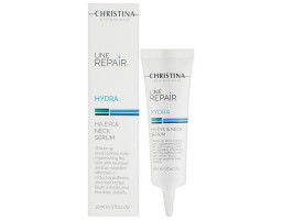 Сыворотка для кожи вокруг глаз и шеи Line Repair Hydra HA Eye & Neck Serum Christina