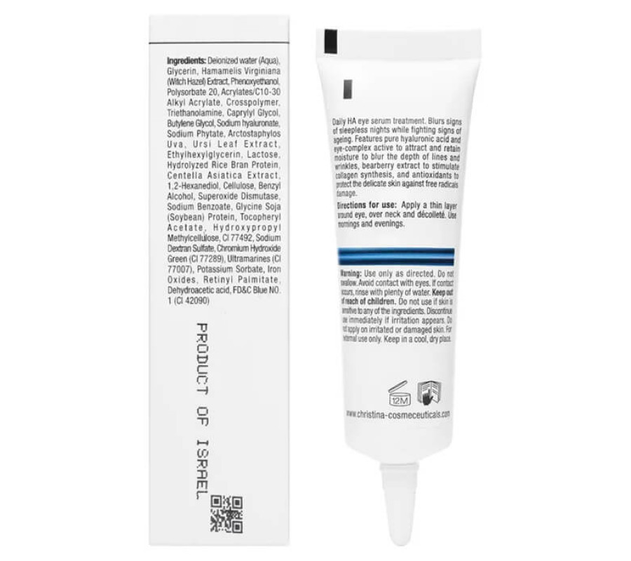 Сыворотка для кожи вокруг глаз и шеи Line Repair Hydra HA Eye & Neck Serum Christina