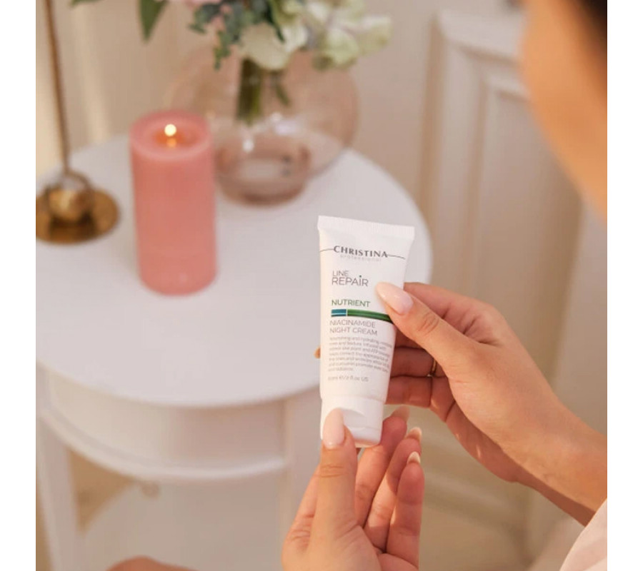 Нічний крем для обличчя з ніацинамідом Line Repair Nutrient Niacinamide Night Cream Christina