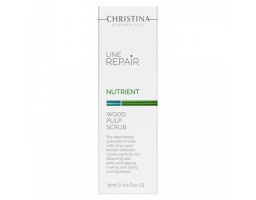 Скраб для обличчя з дерев'яною целюлозою Line Repair Nutrient Wood Pulp Scrub Christina