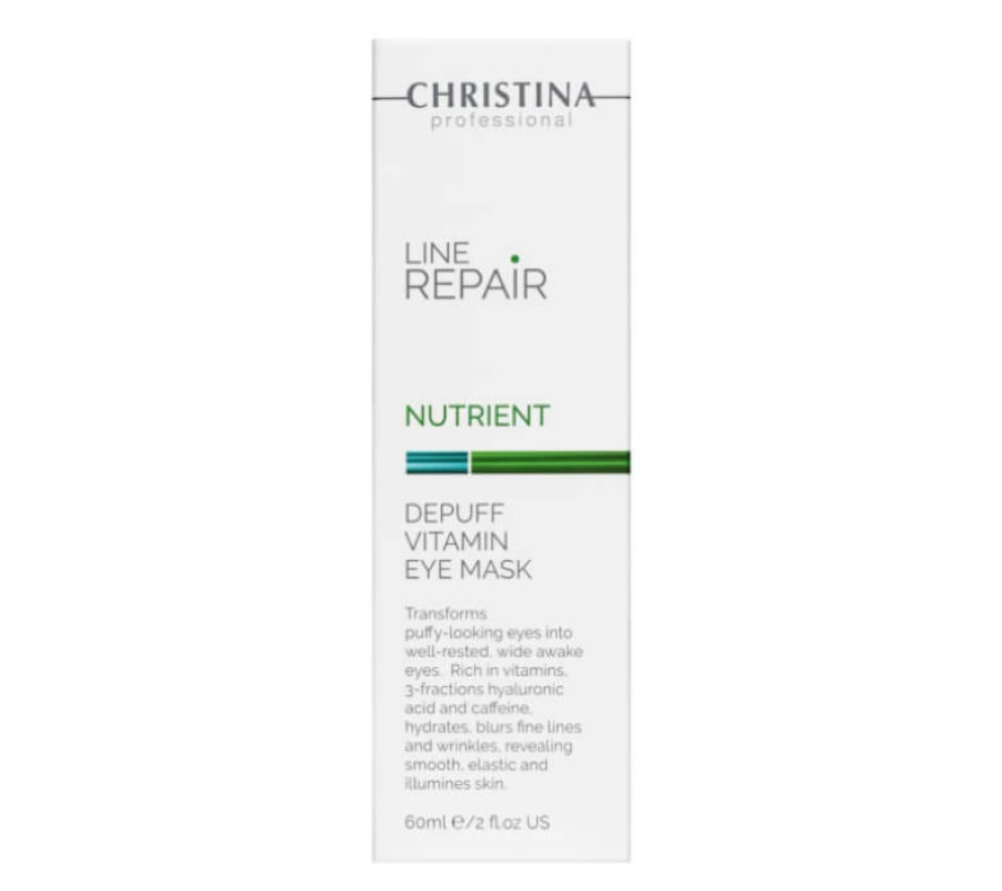 Вітамінна омолоджувальна маска для шкіри навколо очей Line Repair Nutrient Depuff Vitamin Eye Mask Christina