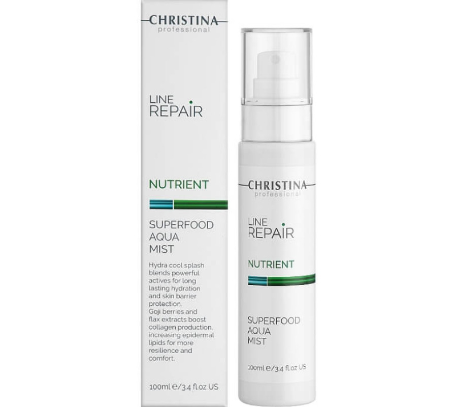 Освежающий спрей для лица с суперфудами Line Repair Nutrient Superfood Aqua Mist Christina
