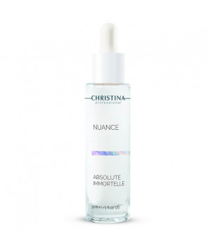 Омолоджувальна сироватка для обличчя з екстрактом імортелі Nuance Absolute Immortelle Christina