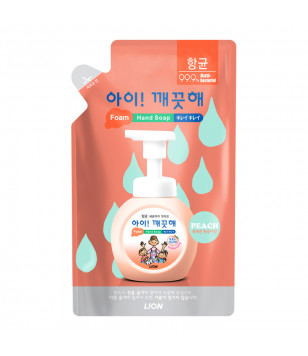 Пенное мыло для рук с ароматом персика (дой-пак) Ai Kekute CJ Lion, 200 мл