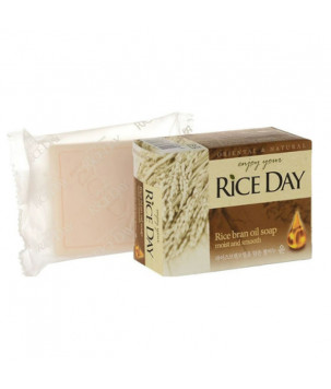 Мило туалетне з екстрактом рисових висівків Rice Day CJ Lion, 100г