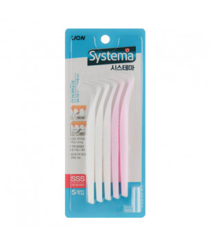 Міжзубна щітка від зубного каменю, розмір SSS Systema CJ Lion, 5шт