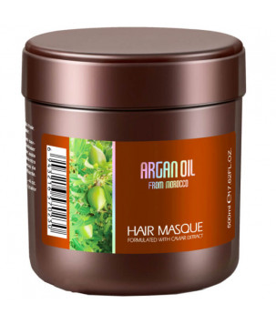 Маска для волосся з екстрактом ікри Morocco Argan Oil Mask Clever Hair Cosmetics, 500 мл