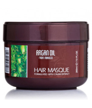 Маска для волосся з екстрактом ікри Morocco Argan Oil Mask Clever Hair Cosmetics, 200 мл