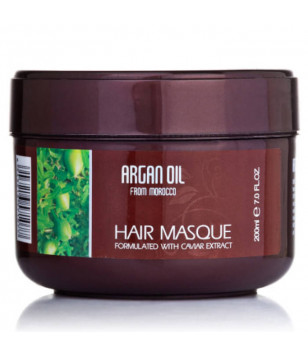 Маска для волос с экстрактом икры Morocco Argan Oil Mask Clever Hair Cosmetics, 200 мл