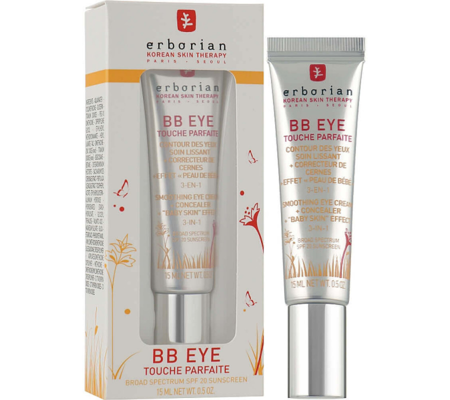 ВВ крем для шкіри навколо очей Eau Ginseng BB Eye Touche Parfaite Erborian, 15 мл