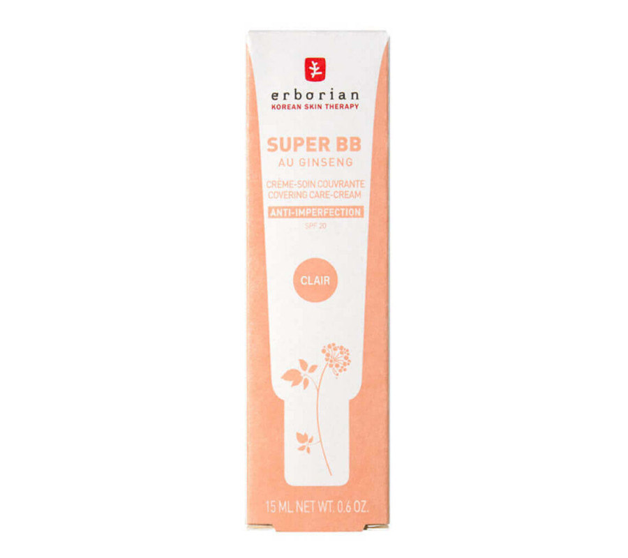 ВВ-крем для обличчя Super BB Ginseng Erborian Clair, 15 мл