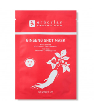 Тканинна маска, що відновлює, для обличчя "Женьшень" Ginseng Infusion Mask Erborian, 15 г