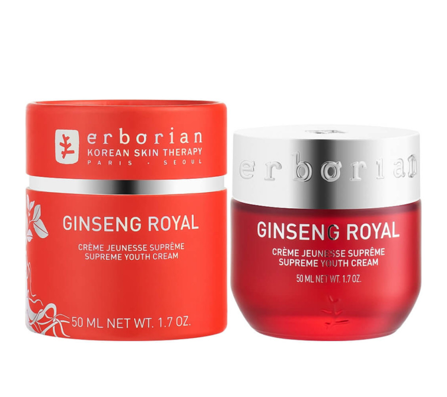 Розгладжуючий крем для корекції ознак старіння Ginseng Cream Erborian, 50 мл