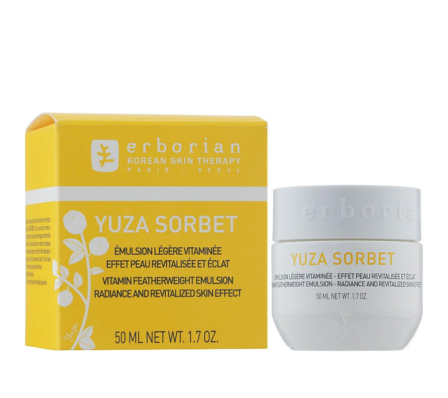 Емульсія зволожуюча денна захисна Yuza Sorbet Erborian, 50 мл