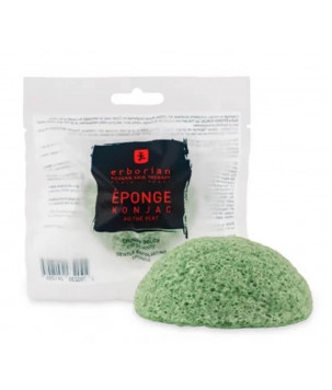 Спонж із зеленим чаєм Green Tea Konjac Sponge Erborian, 1шт